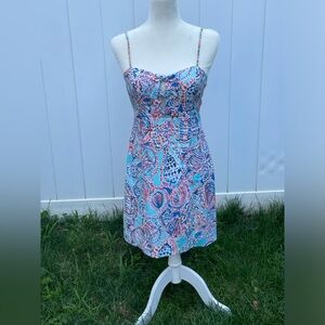 Lilly Pulitzer petra seashell dress size 6 EUC